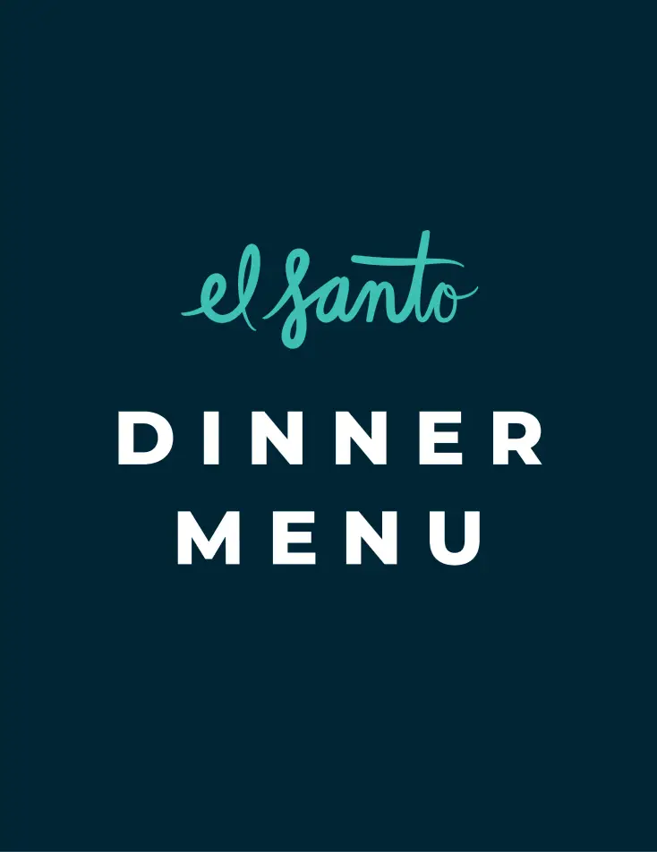 El Santo Dinner MEnu Thumbnail