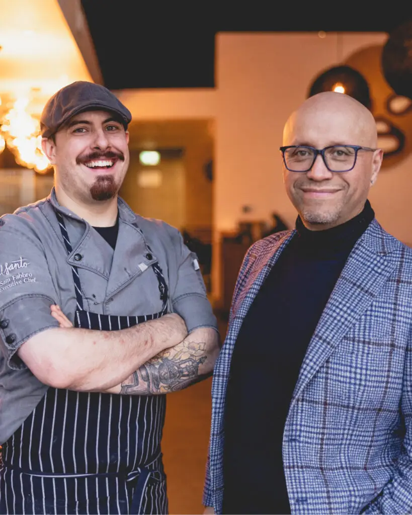 Chef Sam Fabro(Left) and Alejandro DIaz(right)